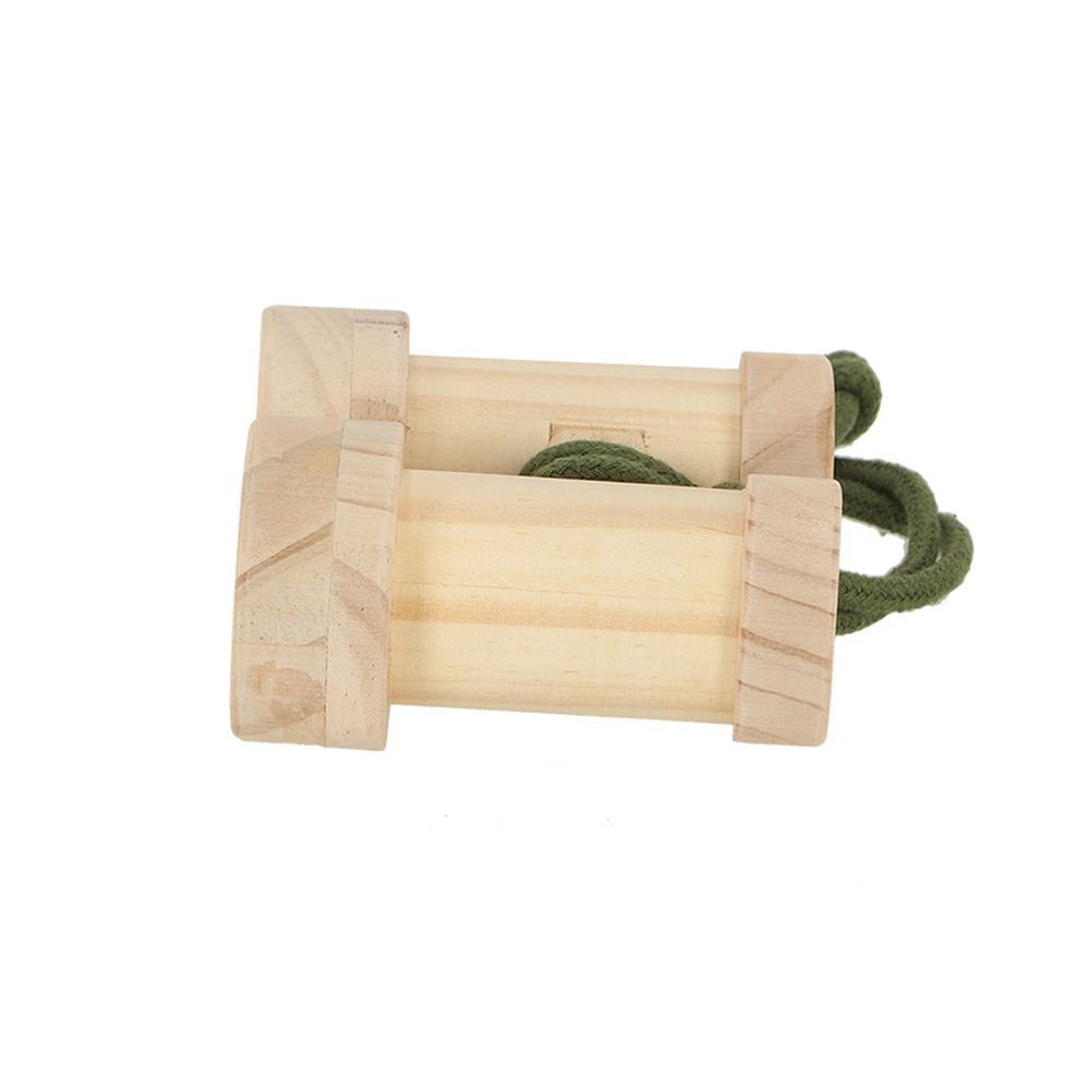 Rivanto Fernglas (Kinder Fernglas aus Kiefernholz mit Tragelasche)