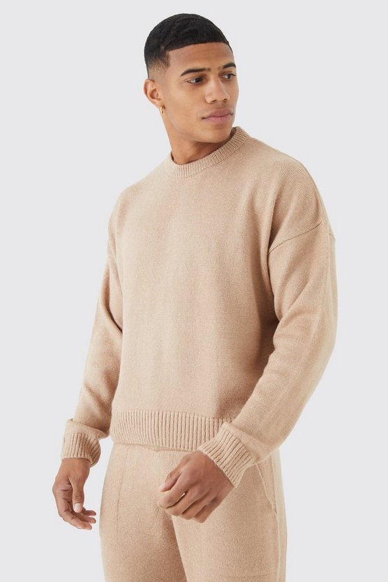 Kastiger Strickpullover
