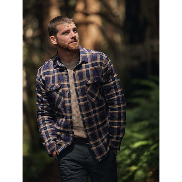 SNOWCAP LINED FLANNEL L/S Herren - Outdoor Hemd