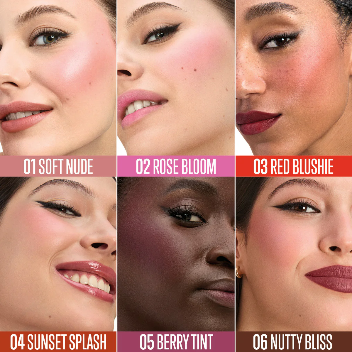 BLUSHITUDE Gesicht – Creme-Rouge, Lippenstift, Creme-Lidschatten