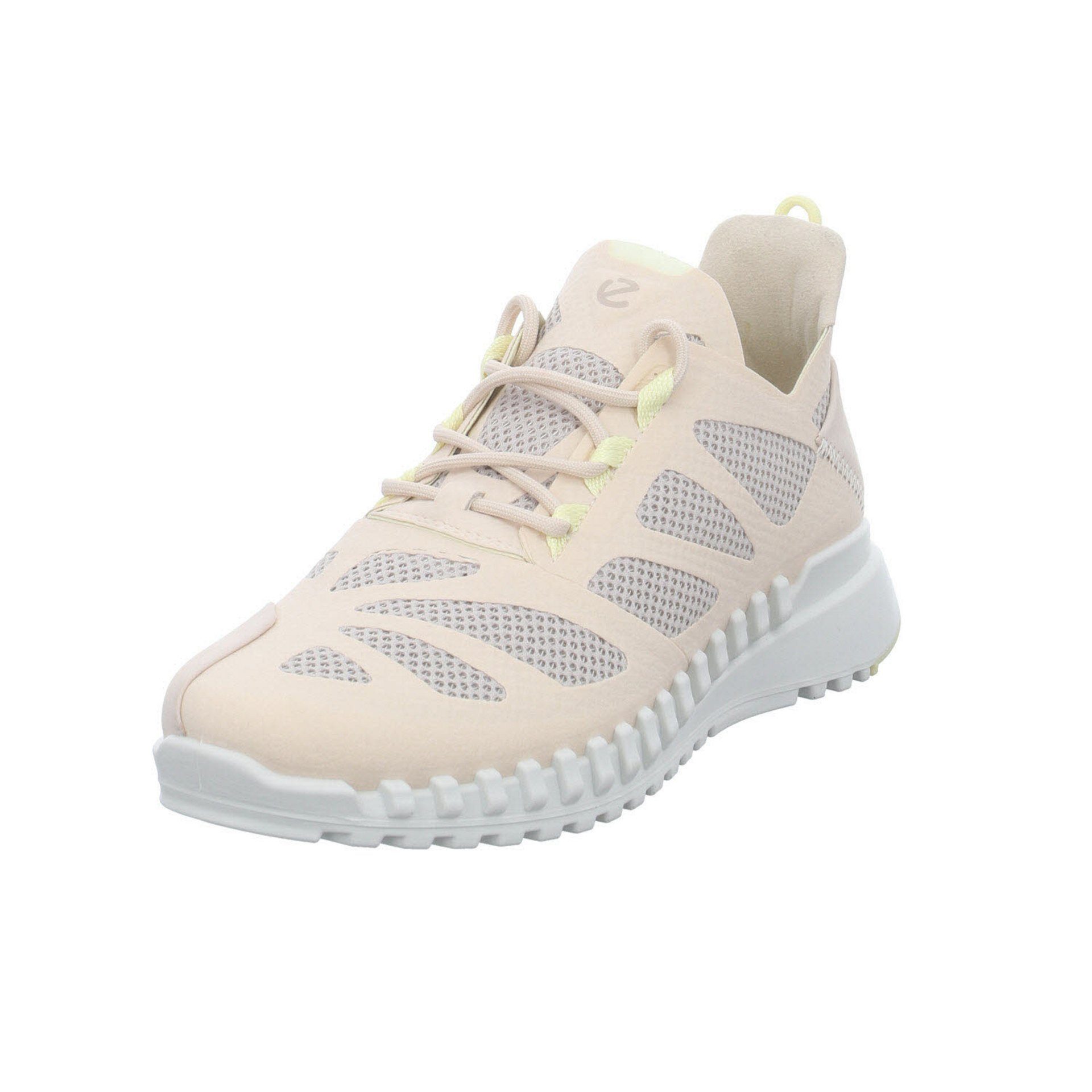 Ecco Damen Sneaker Schuhe Zipflex Sneaker Schnürschuh Leder-/Textilkombination