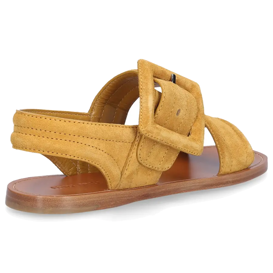 Miu Miu - Sandalen Veloursleder - beige