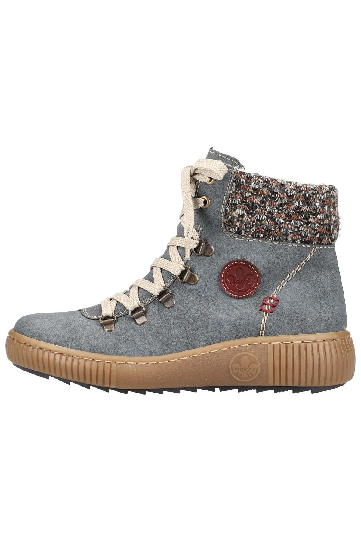 Rieker  Stiefelette - Blau - Flacher Absatz