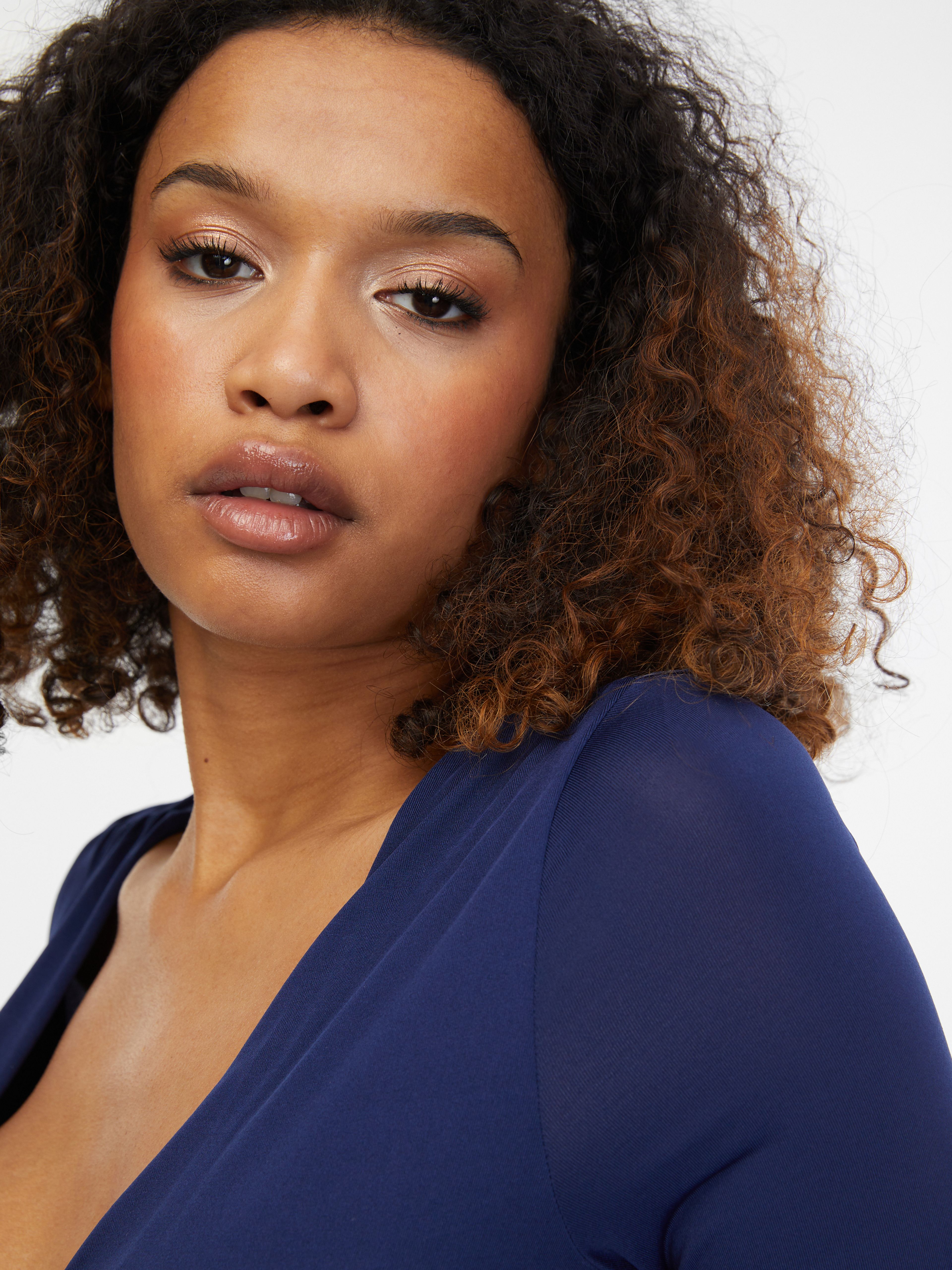 Dunkelblaues Damen-Top ORSAY