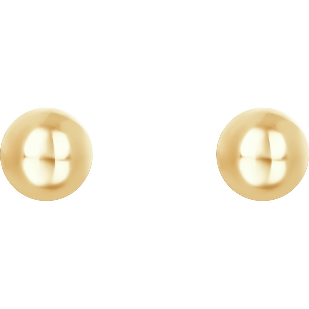 FAVS Boucles d'oreilles à fermoir à poussette 585 Or jaune Boucles d'oreilles