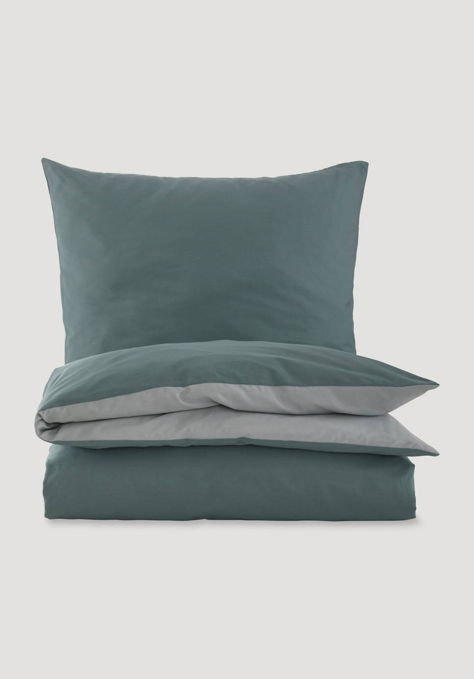 Satin Wendebettwäsche-Set aus reiner Bio-Baumwolle