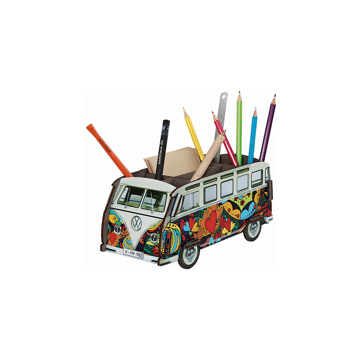 Stiftebox VW-Bus T1 Herzen