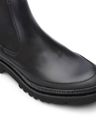 Lottusse Ankle Boot Aus Weichem Kalbsleder In Schwarz