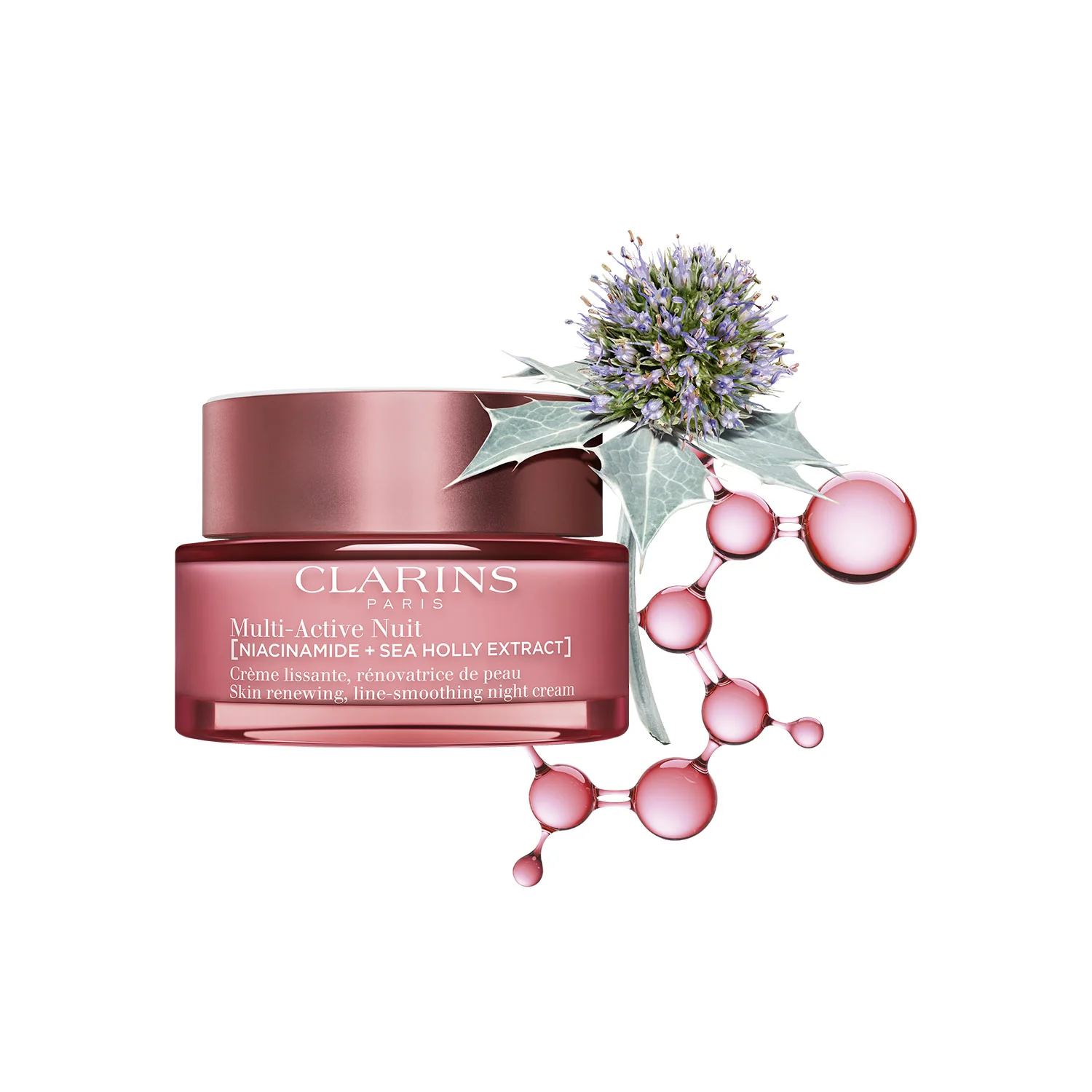 Cremă de noapte Multi-Active - Toutes Peaux - Tratament facial global de noapte, Tratament facial iluminator de noapte, Tratament facial hidratant de noapte, Tratament facial pentru primele semne de noapte