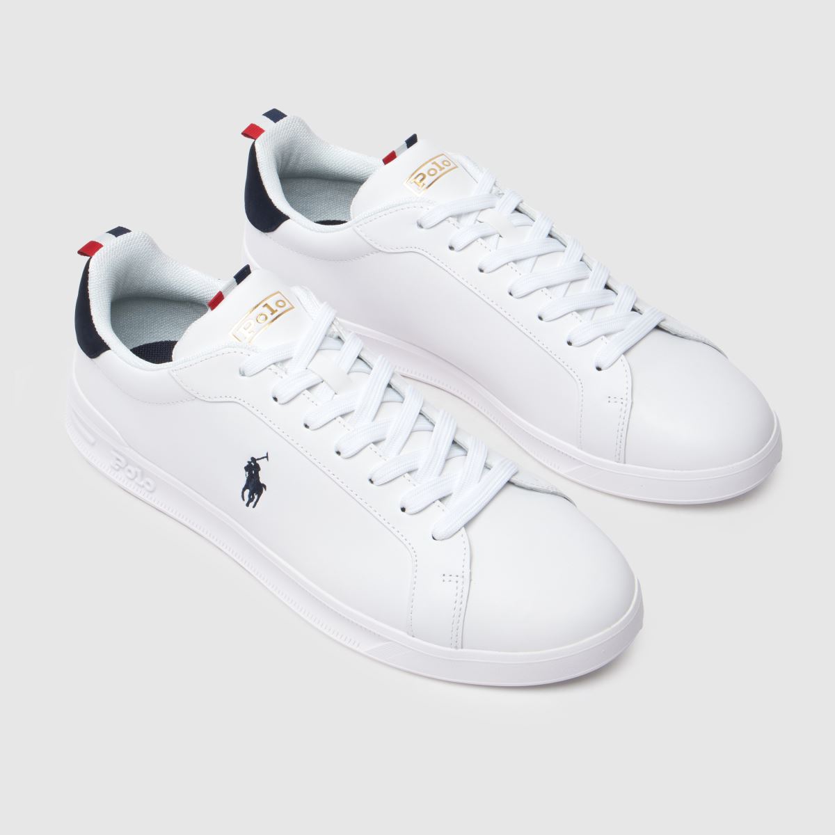 Polo Ralph Lauren – Vita och marinblå herrskor
