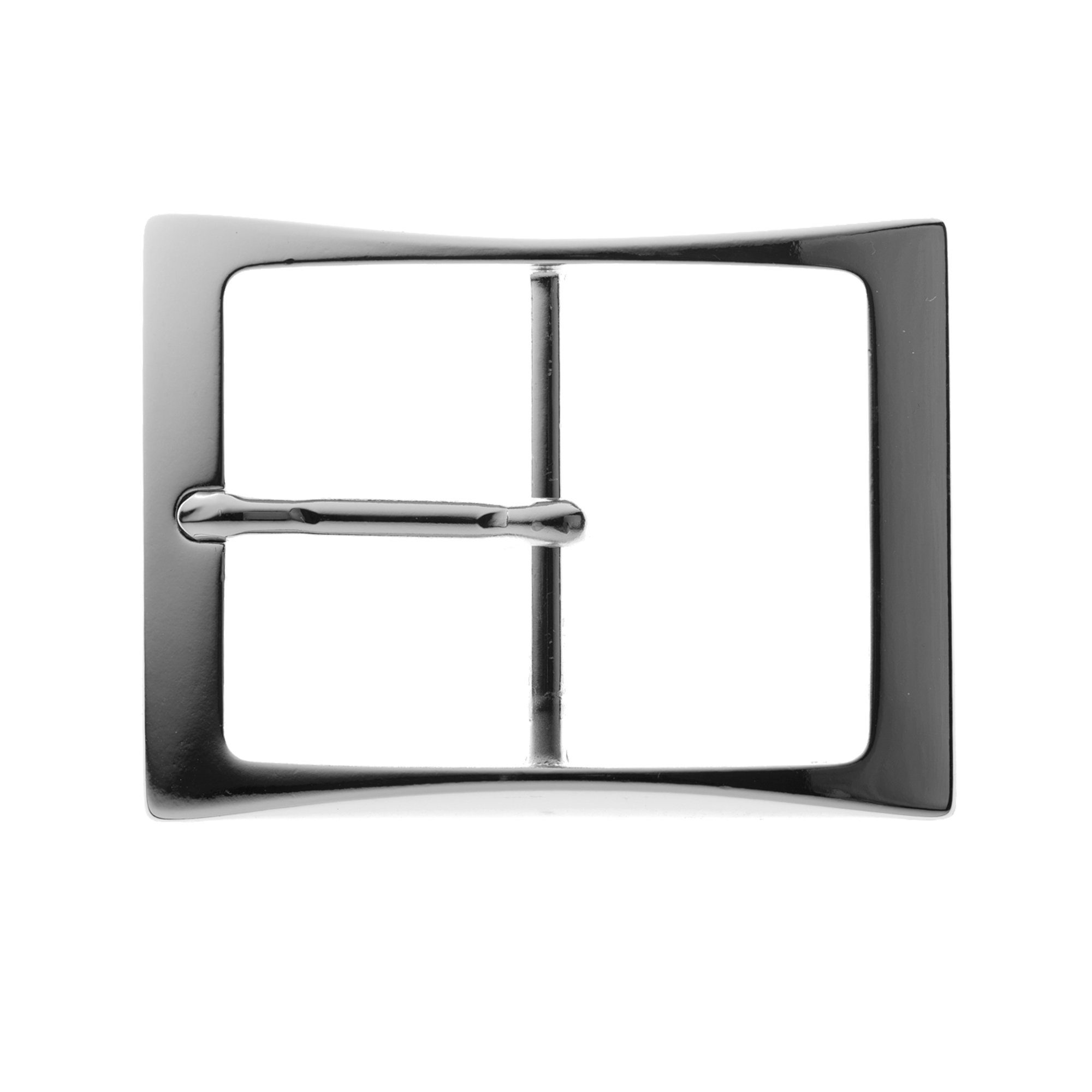 FREDERIC HERMANO Gürtelschnalle 40mm Zamak Silber - Buckle Edges - 332407500020
