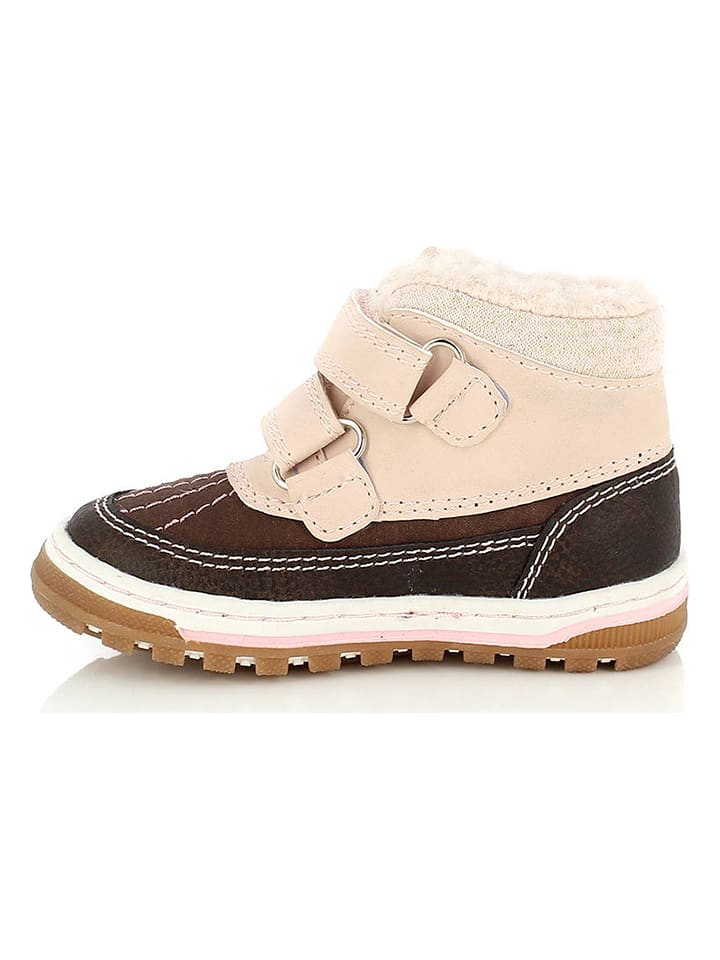 Kimberfeel Boots in Beige/ Dunkelbraun günstig kaufen