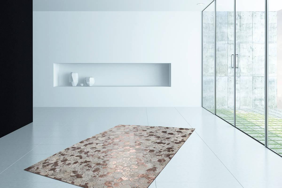 Kayoom Spark 210 Elfenbein / Chrom 80cm x 150cm