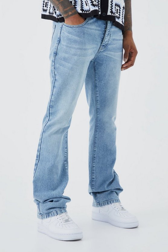 Slim-Fit Schlagjeans