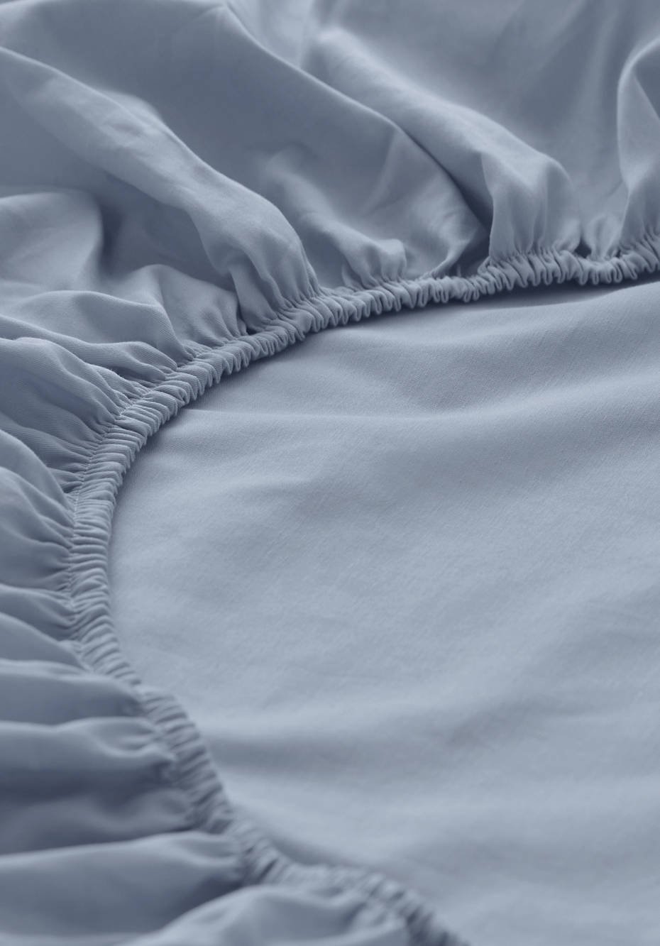 Satin-Spannbetttuch aus reiner Bio-Baumwolle