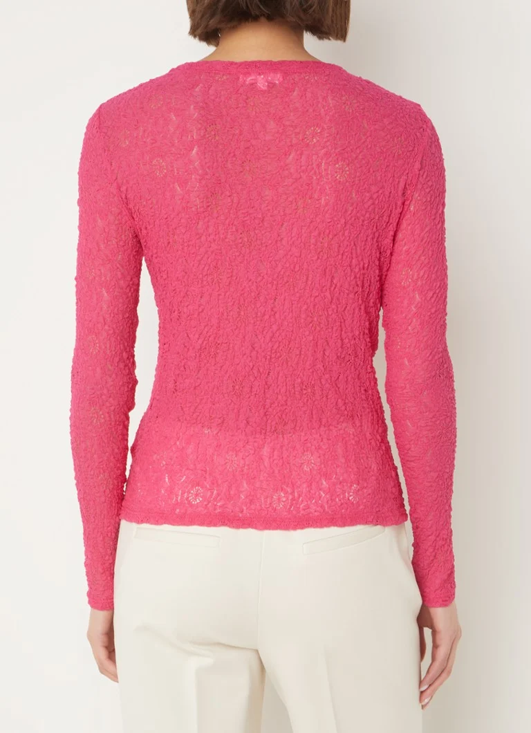 Phase Eight Lainey long-sleeved shirt with texture
