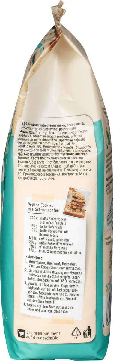 Mehl, Hafer-Mehl, glutenfrei, 500 g