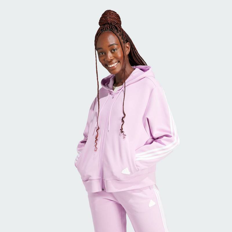 adidas Future Icons 3-Streifen Kapuzenjacke Sweatjacke Damen