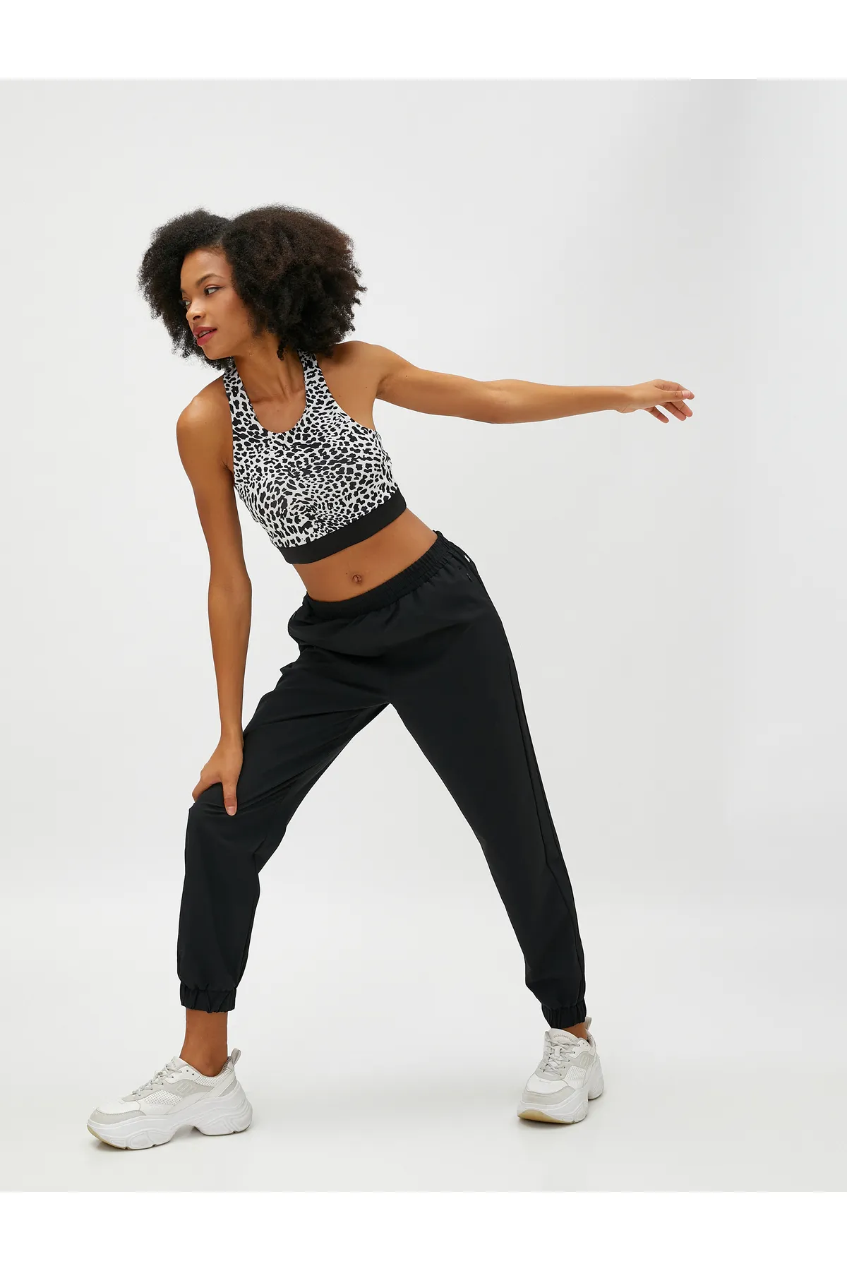 Koton  Jogger-Jogginghose mit elastischer Taillentasche
