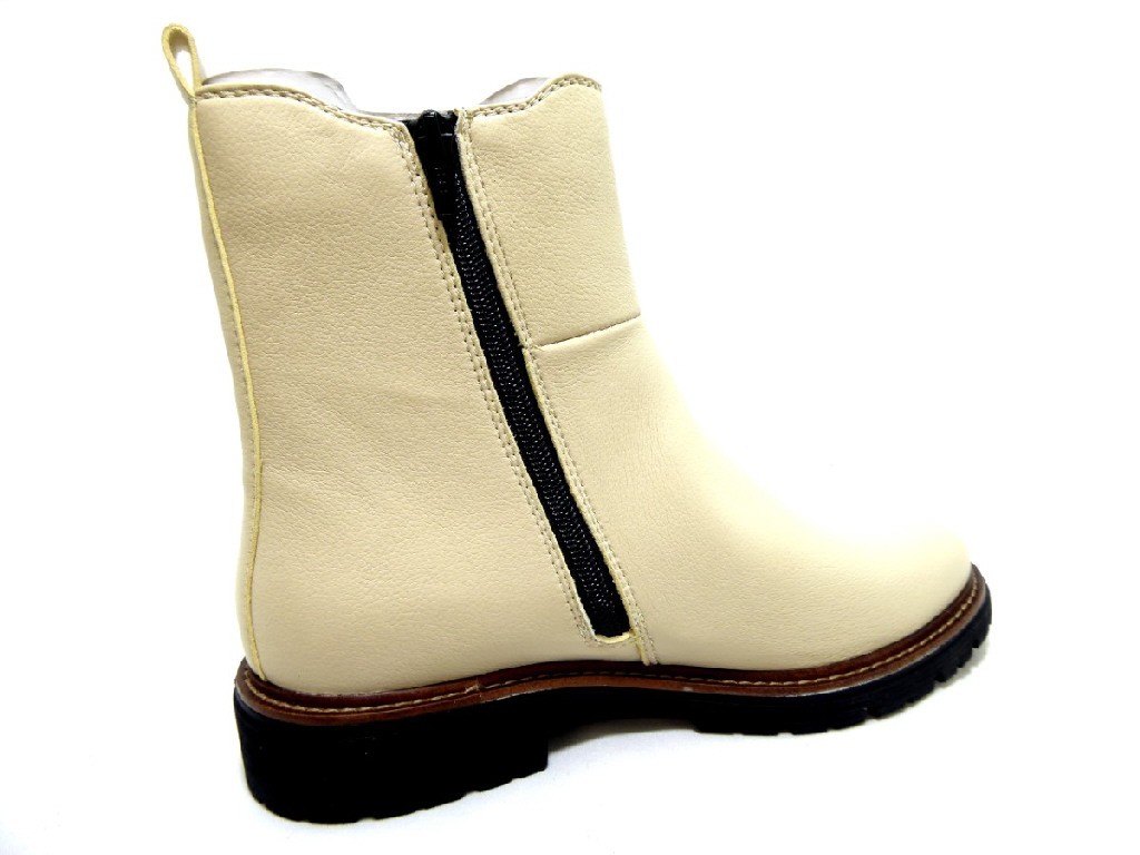 JANA Stiefeletten weiss