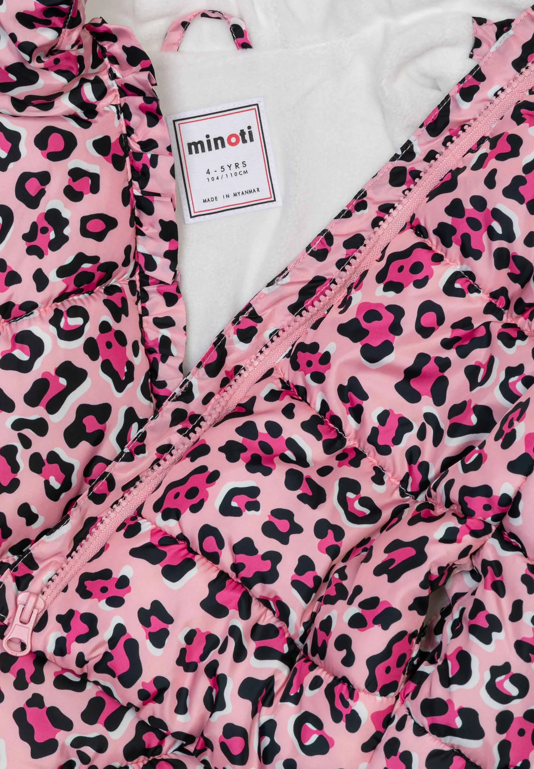 MINOTI - Chaqueta acolchada estampada con capucha - Sin mangas