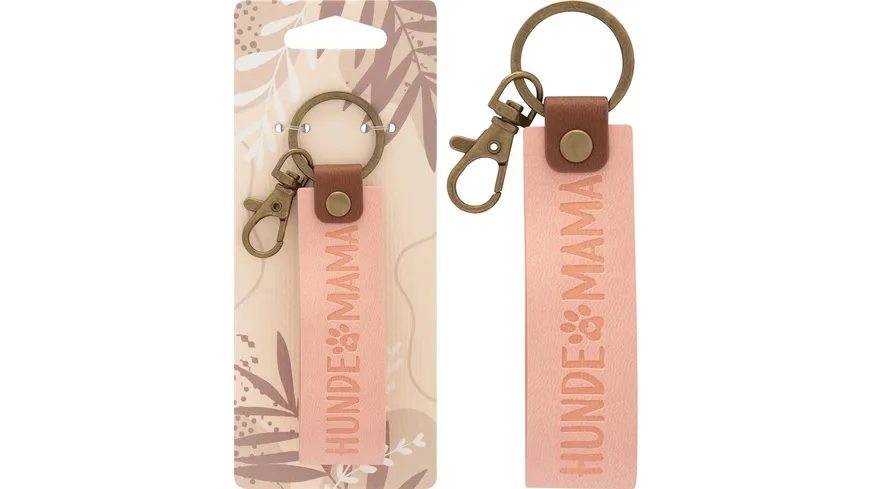 GRUSS&CO Schlüsselanhänger Kunstleder »Hunde Mama«