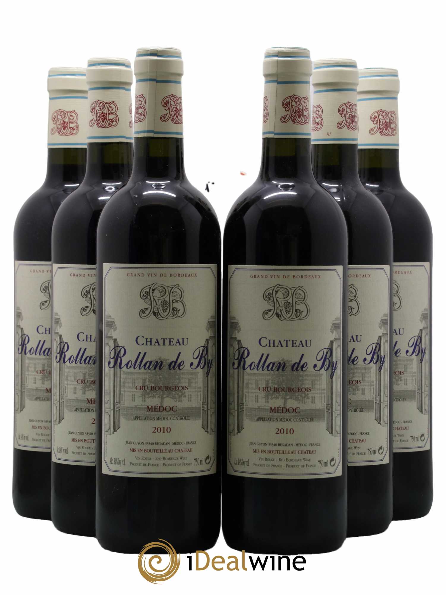 Château Rollan de By Cru Bourgeois  2010 - Lot de 6 Bouteilles