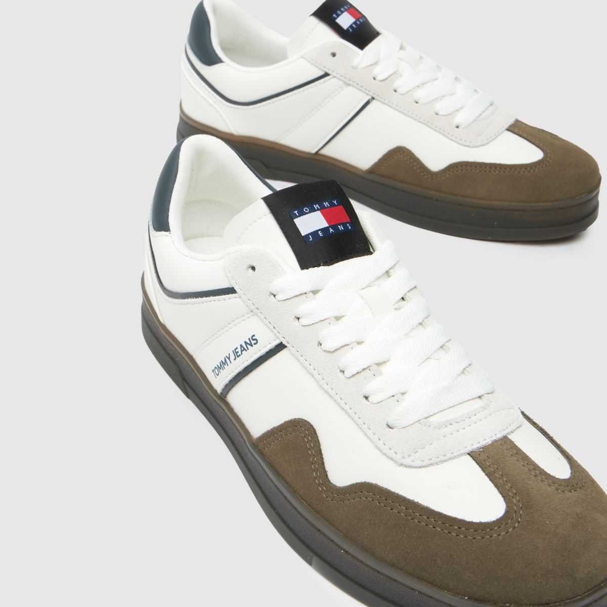 Tommy Jeans Greenwich retró tornacipő fehér multiszínű színben