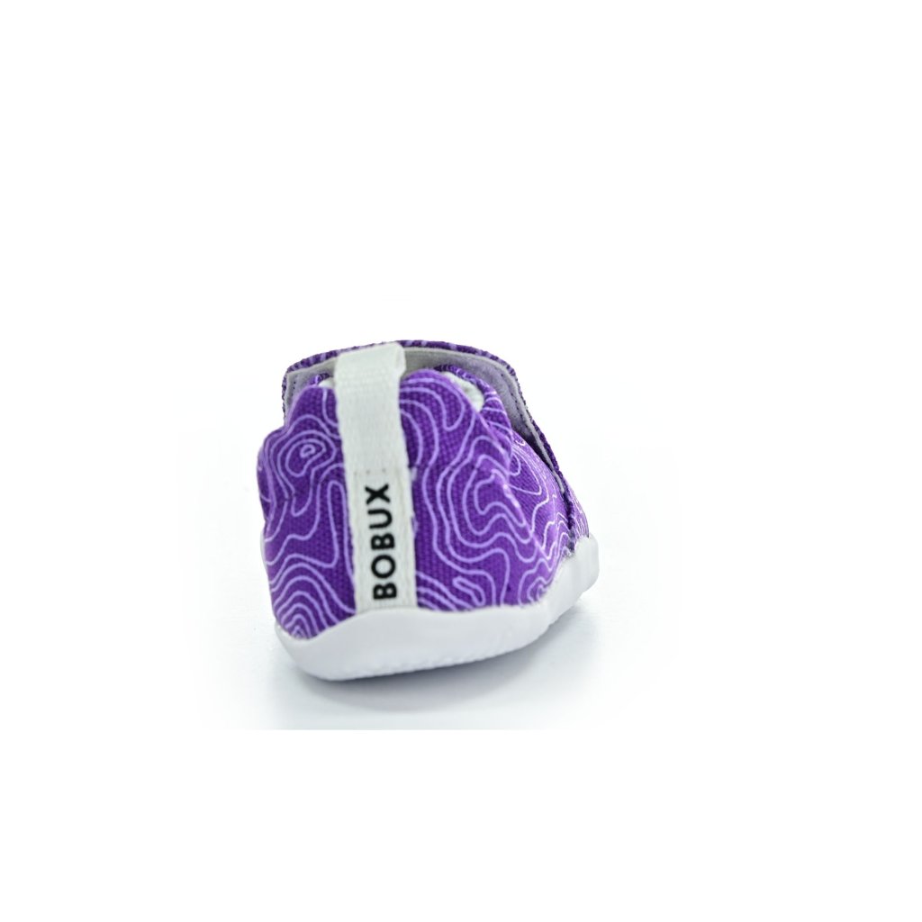 Bobux Scamp Organic Wild Berry Topographic Barfußschuhe