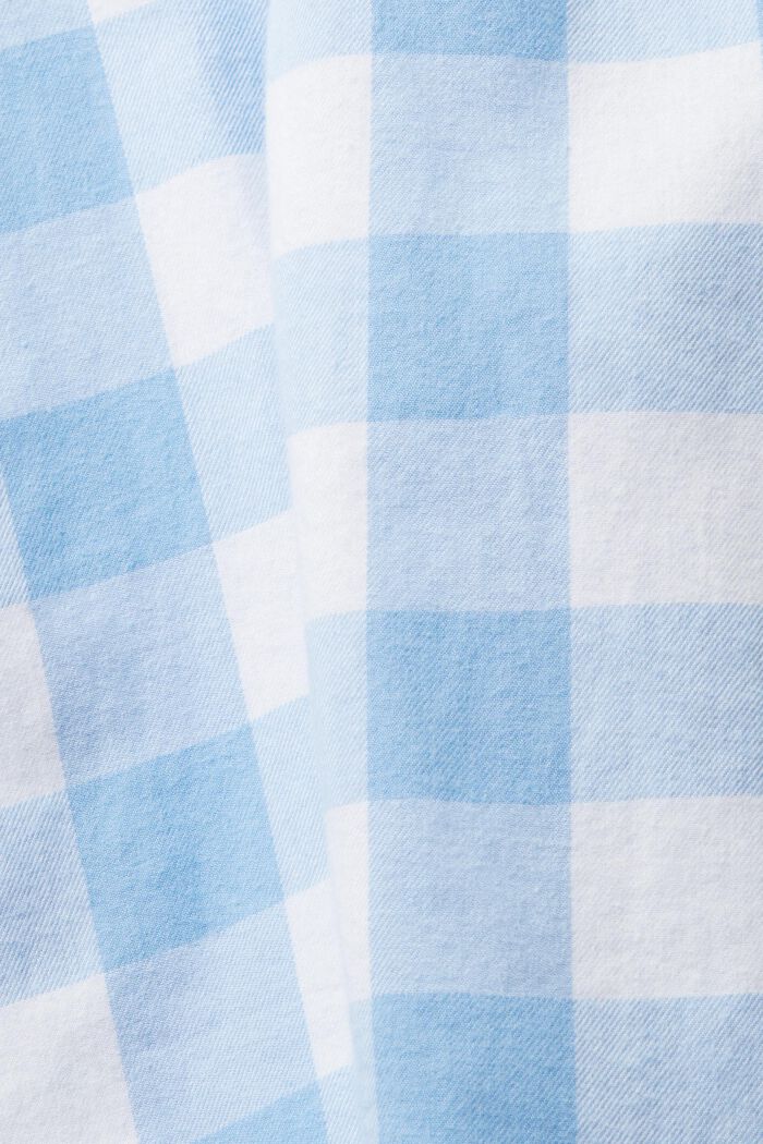 Flanellhemd mit Vichy-Karo, nachhaltige Baumwolle