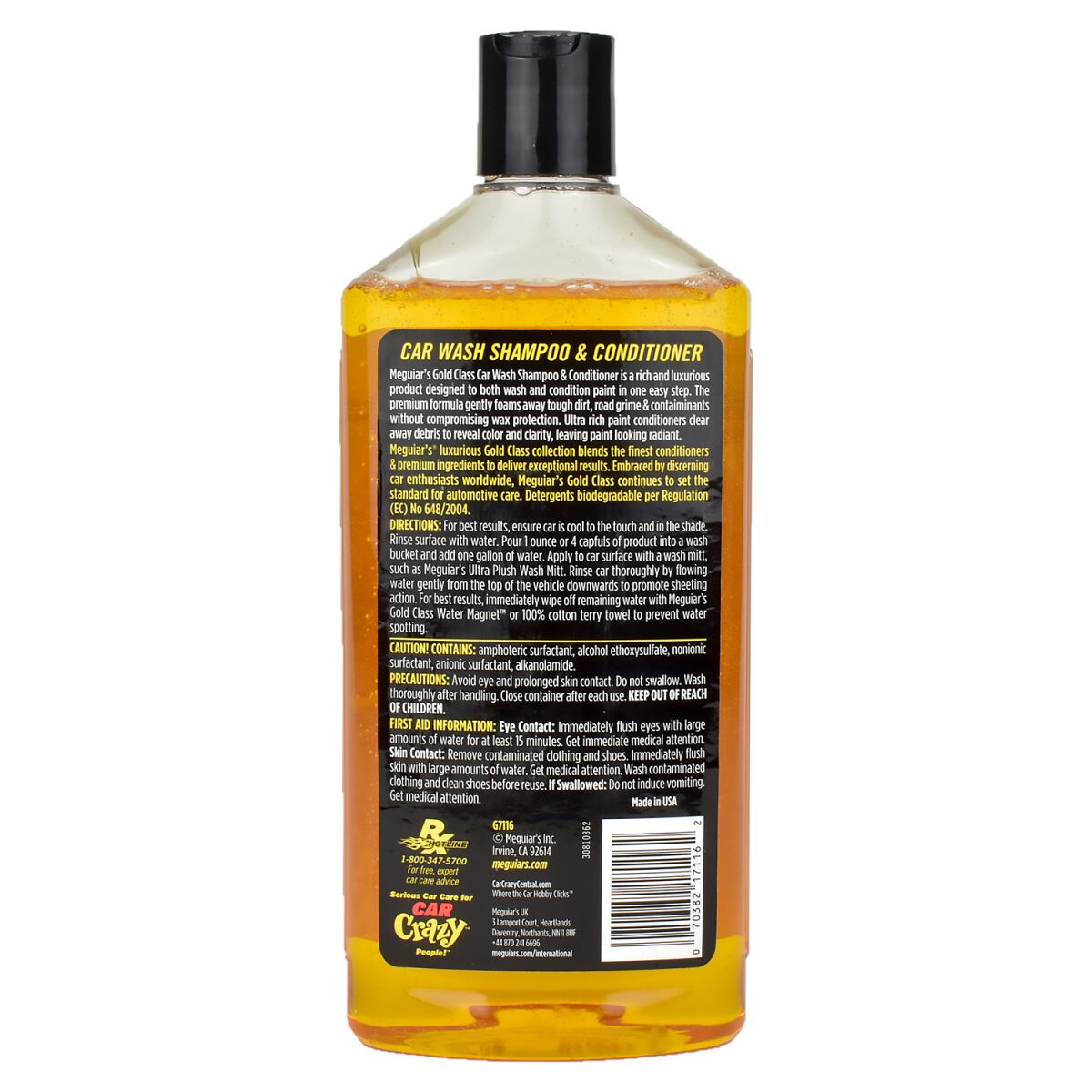 Meguiars Gold Class Car Wash Shampoo & Conditioner 473ml