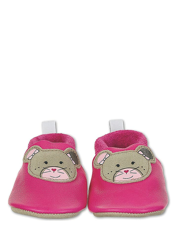 Sterntaler Leder-Krabbelschuhe in Pink günstig kaufen 22