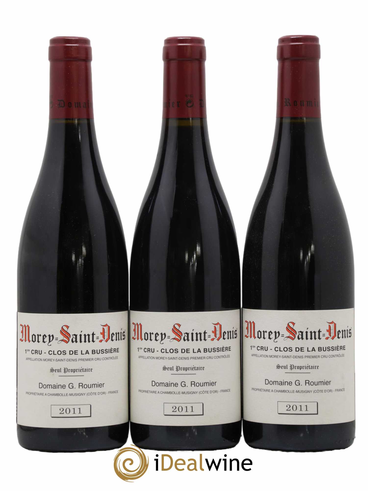Morey Saint-Denis 1er Cru Clos de la Bussière Georges Roumier (Domaine)  2011 - Lot de 3 Bouteilles