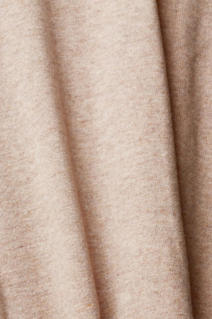 Rollkragenpullover aus Wollmix mit Kaschmir