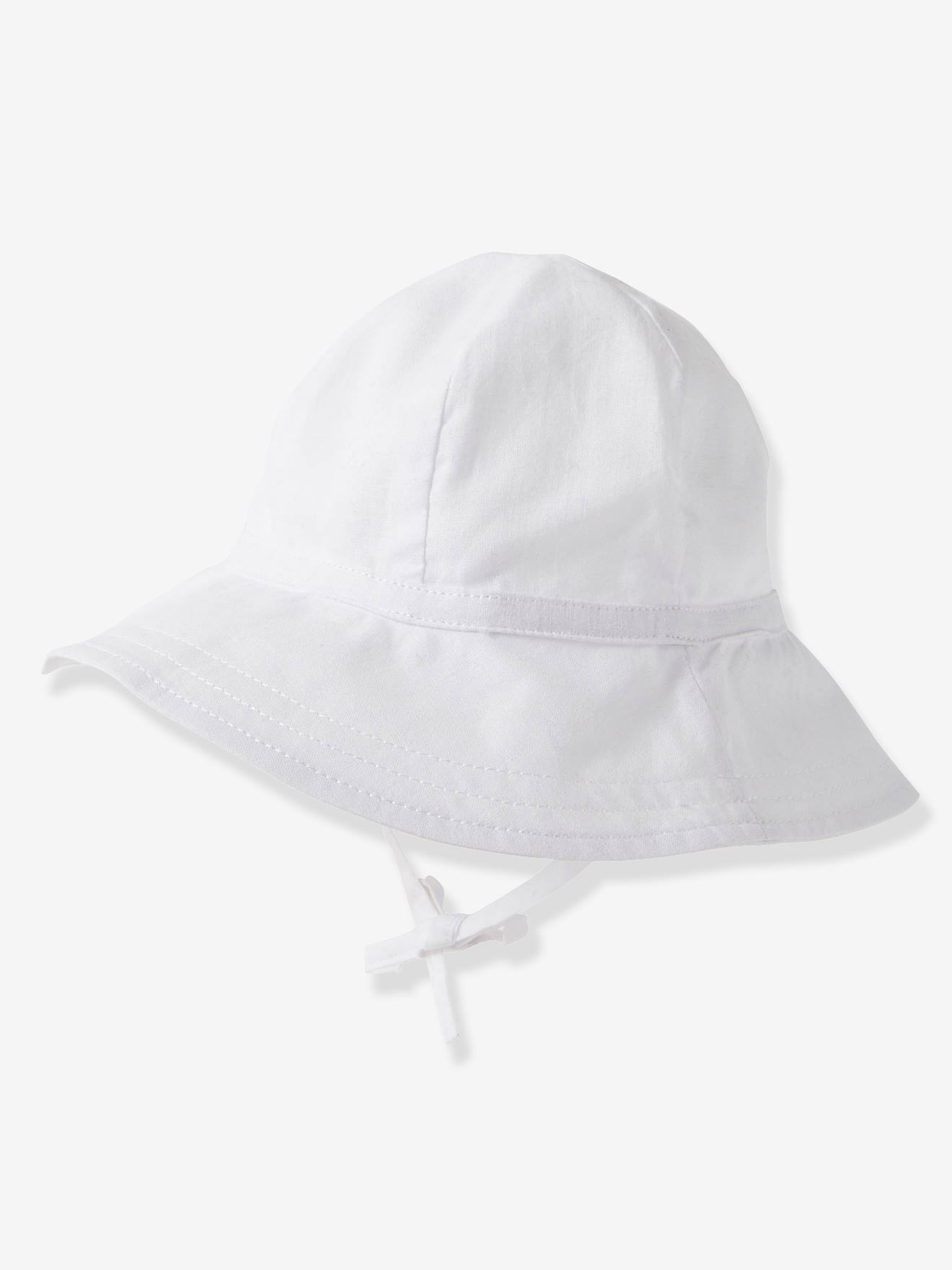 Chapeau de soleil bébé blanc