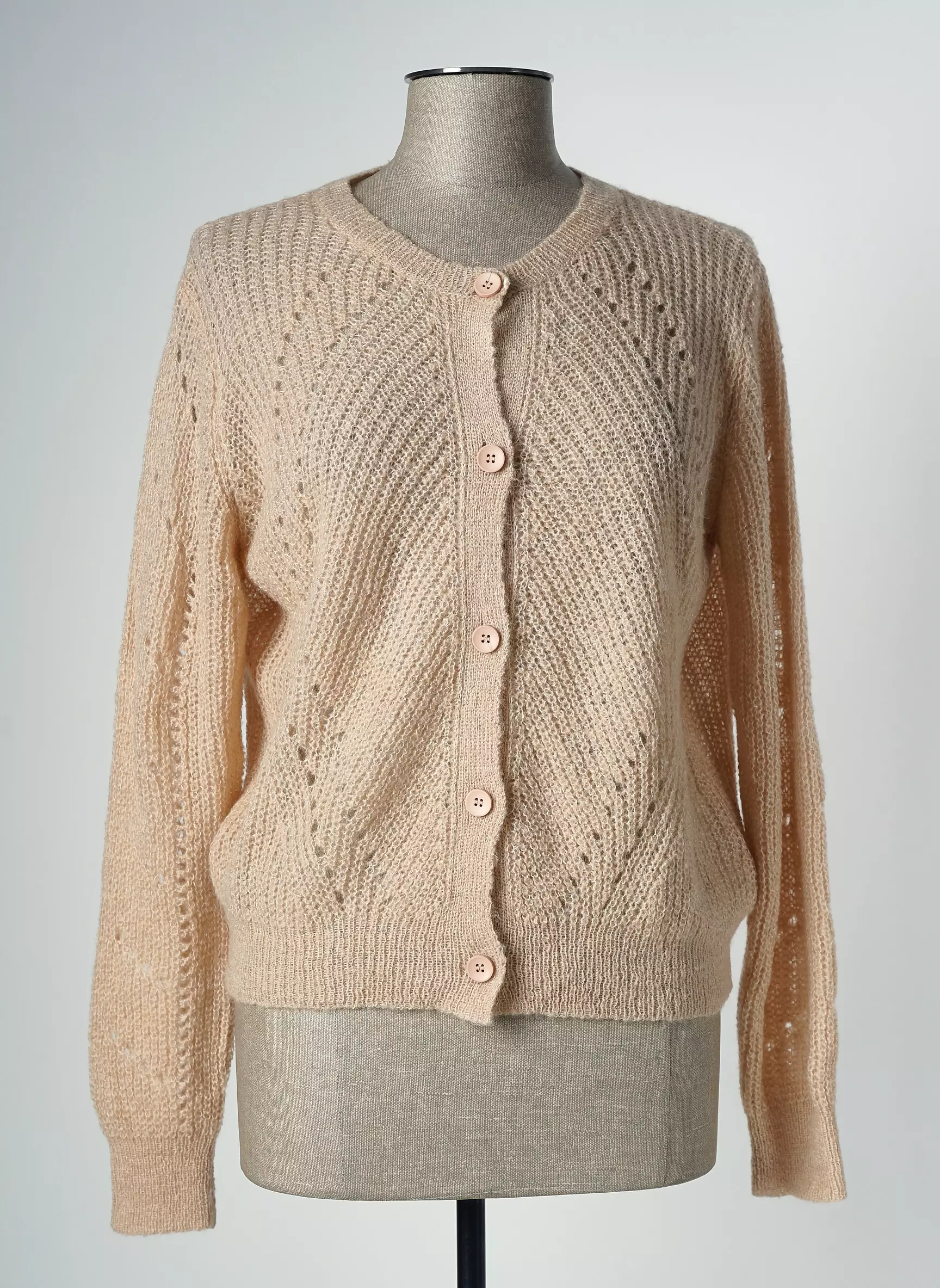 La Fee Maraboutee Cardigans Femme couleur beige