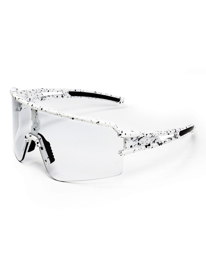 YEAZ SUNSPOT Sport-Sonnenbrille weiß/transparent in weiß / transparent günstig kaufen onesize