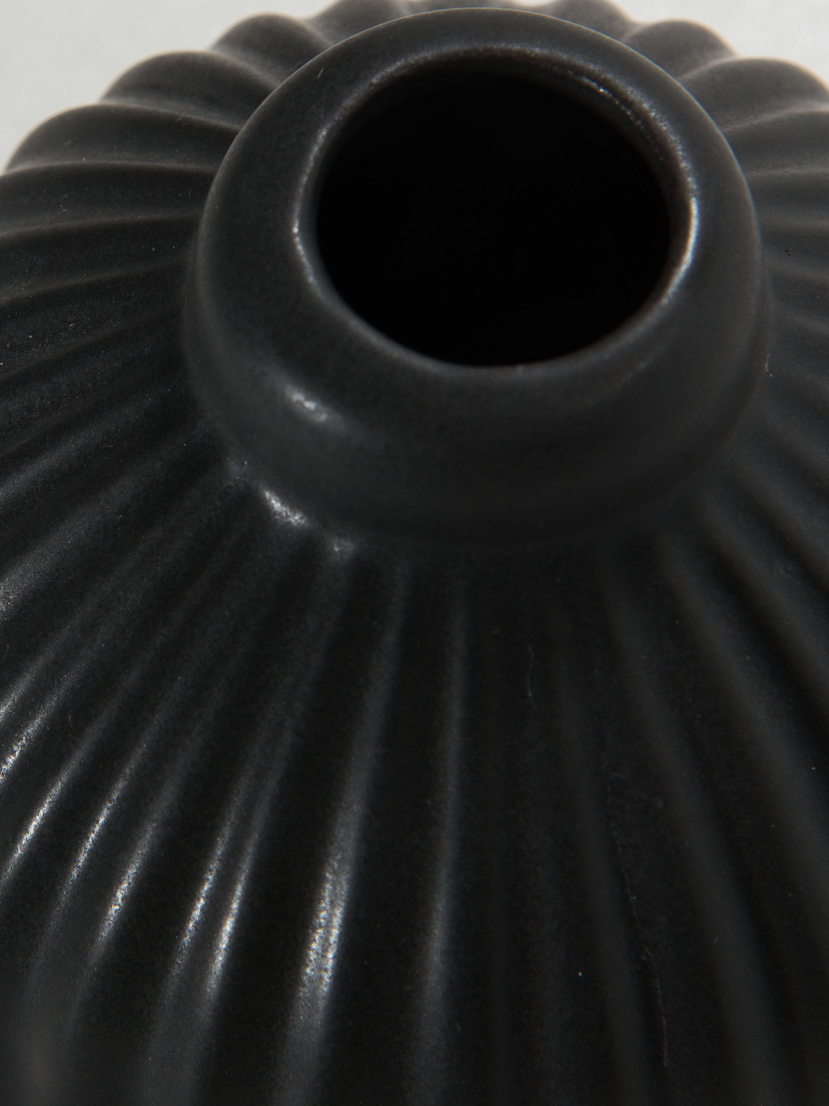 Kanton Deko-Vase, Schwarz