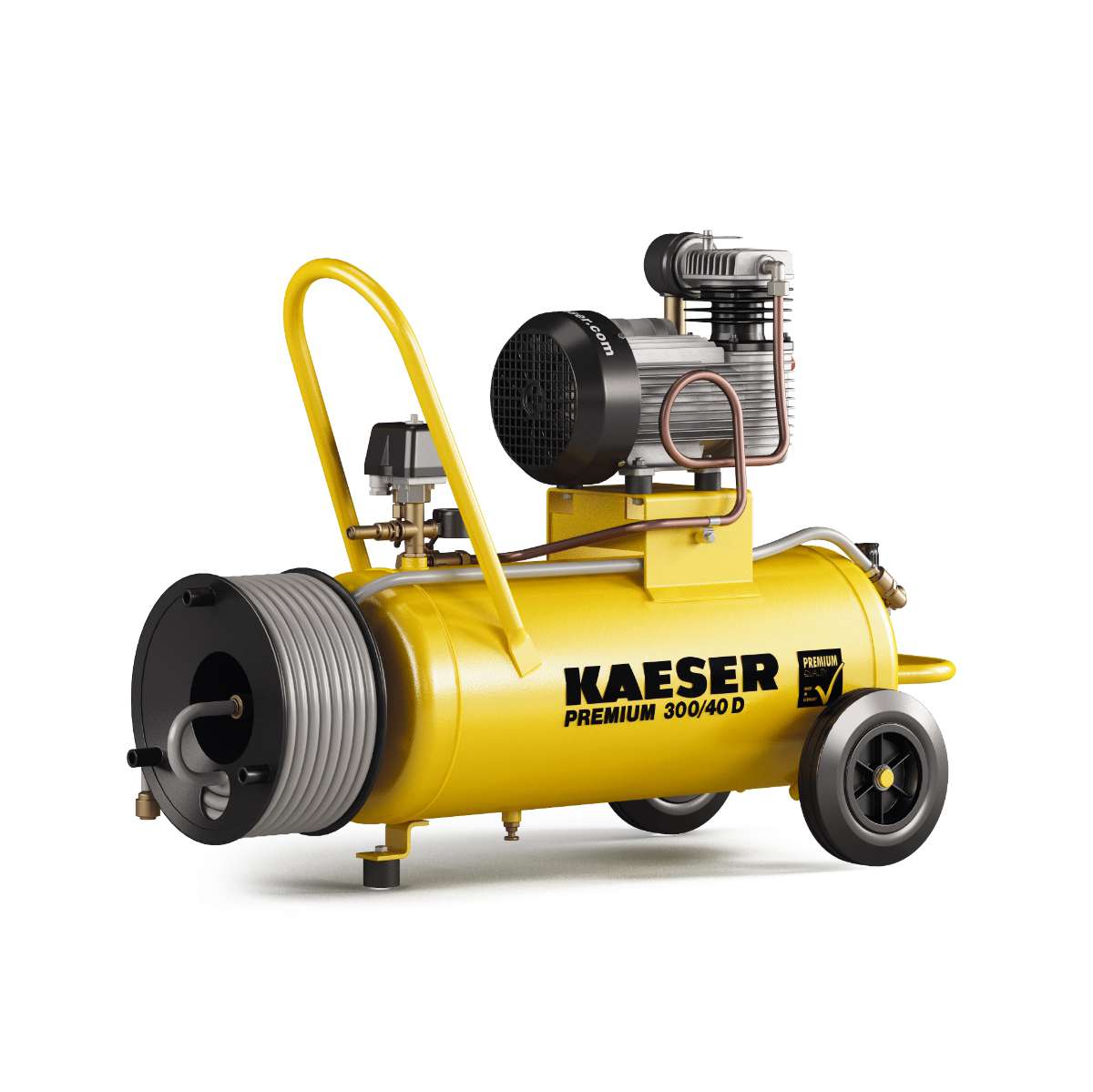 Kaeser 1.1810.00010 Premium 300/40D Air Compressor 400 Volt + Reel incl. 20 m air hose