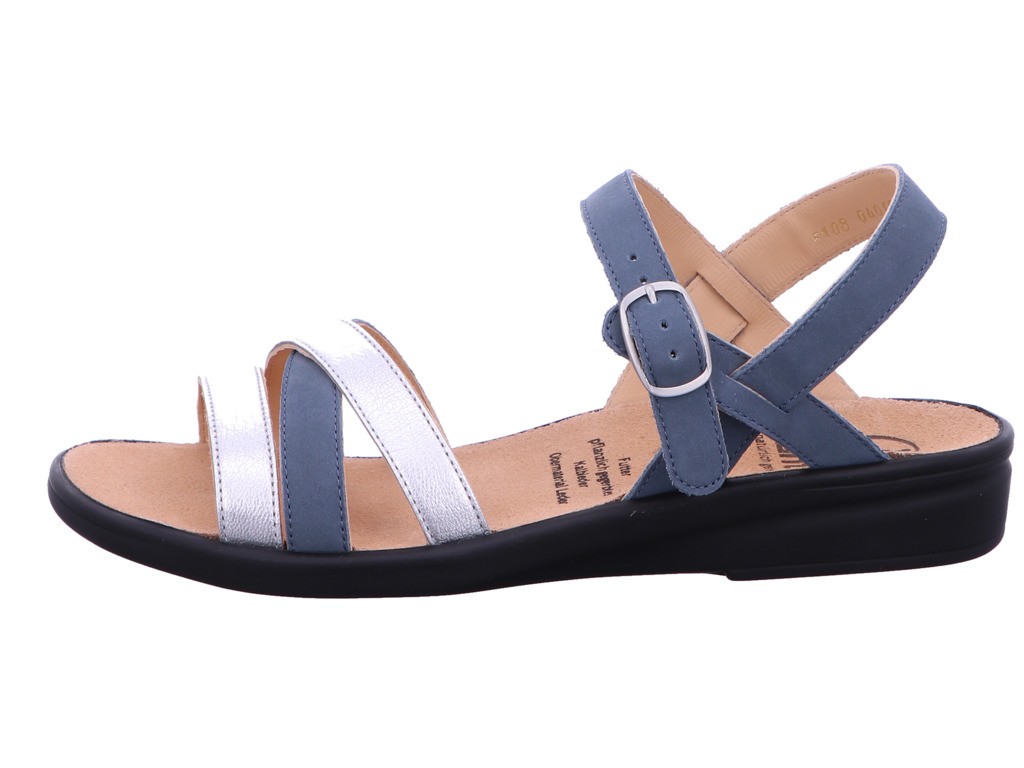 GANTER Riemchen Sandalen blau Sonnica E jeans Leder