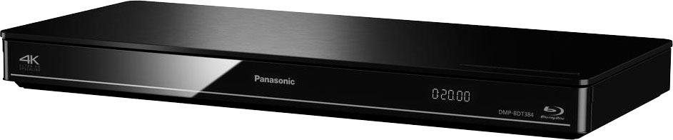 Panasonic DMP-BDT384/385 Blu-ray-Player (FULL HD (3D) / BD-Video, LAN (Ethernet), WLAN, 4K Upscaling)