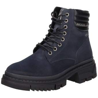 Dockers Schnür Boots in blau