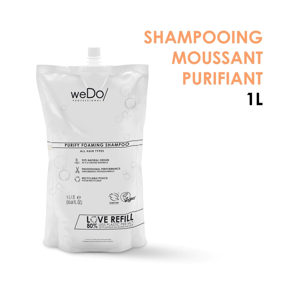 wedo weDo/ Professional Shampooing Moussant Purifiant 1000ml Shampoing