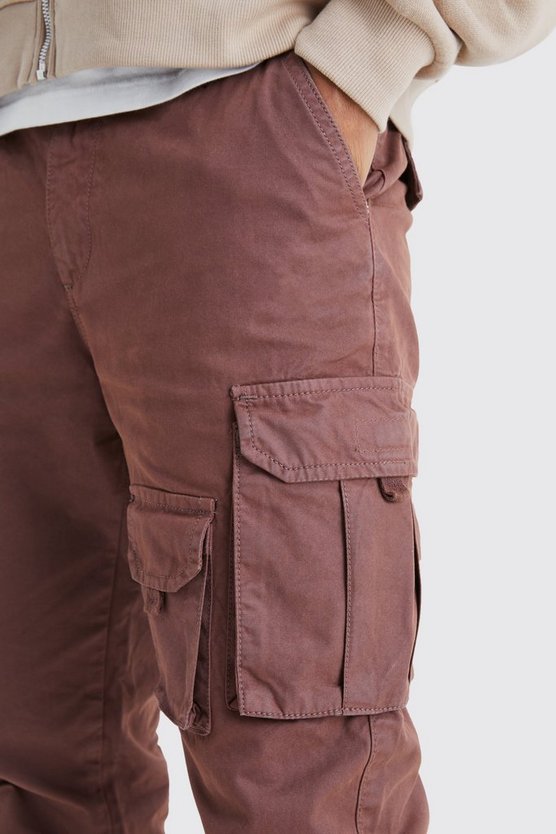 Cargo-Hose mit geradem Bein und Etikett
