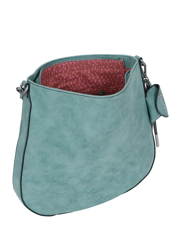 Fritzi aus Preußen Schultertasche in Türkis - (B)5 x (H)33 x (T)36 cm günstig kaufen onesize