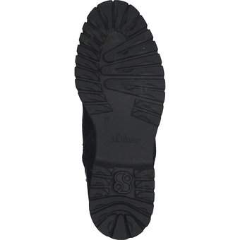 s.Oliver Schnürstiefelette in schwarz