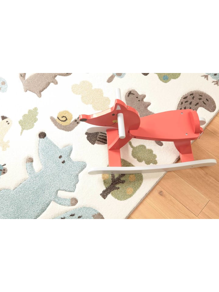 Sigikid Kinderteppich Forest in weiß/blau günstig kaufen