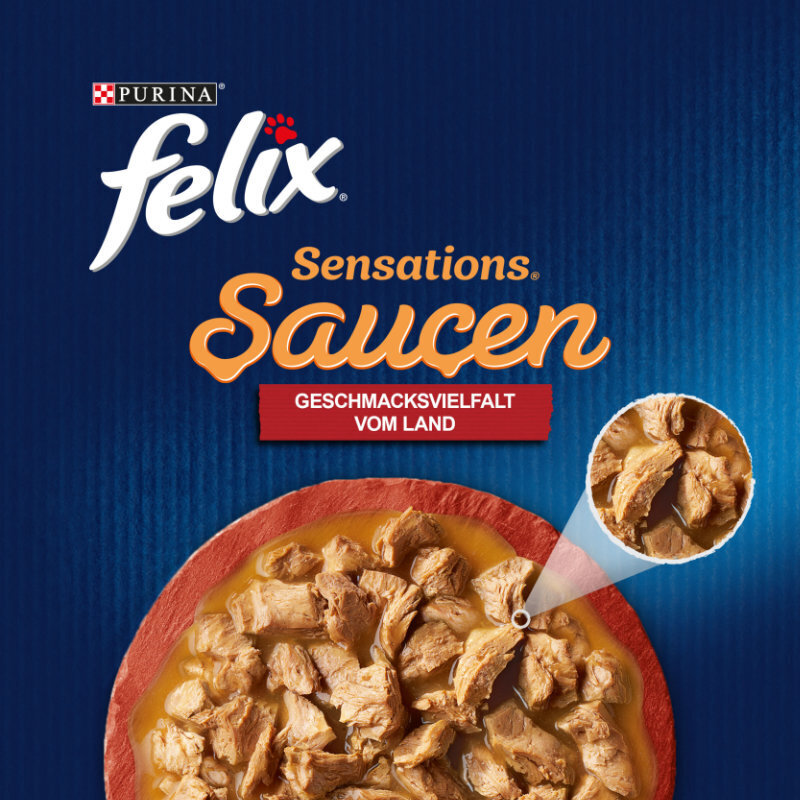 Felix Nassfutter Felix Sensations Saucen 24x85g