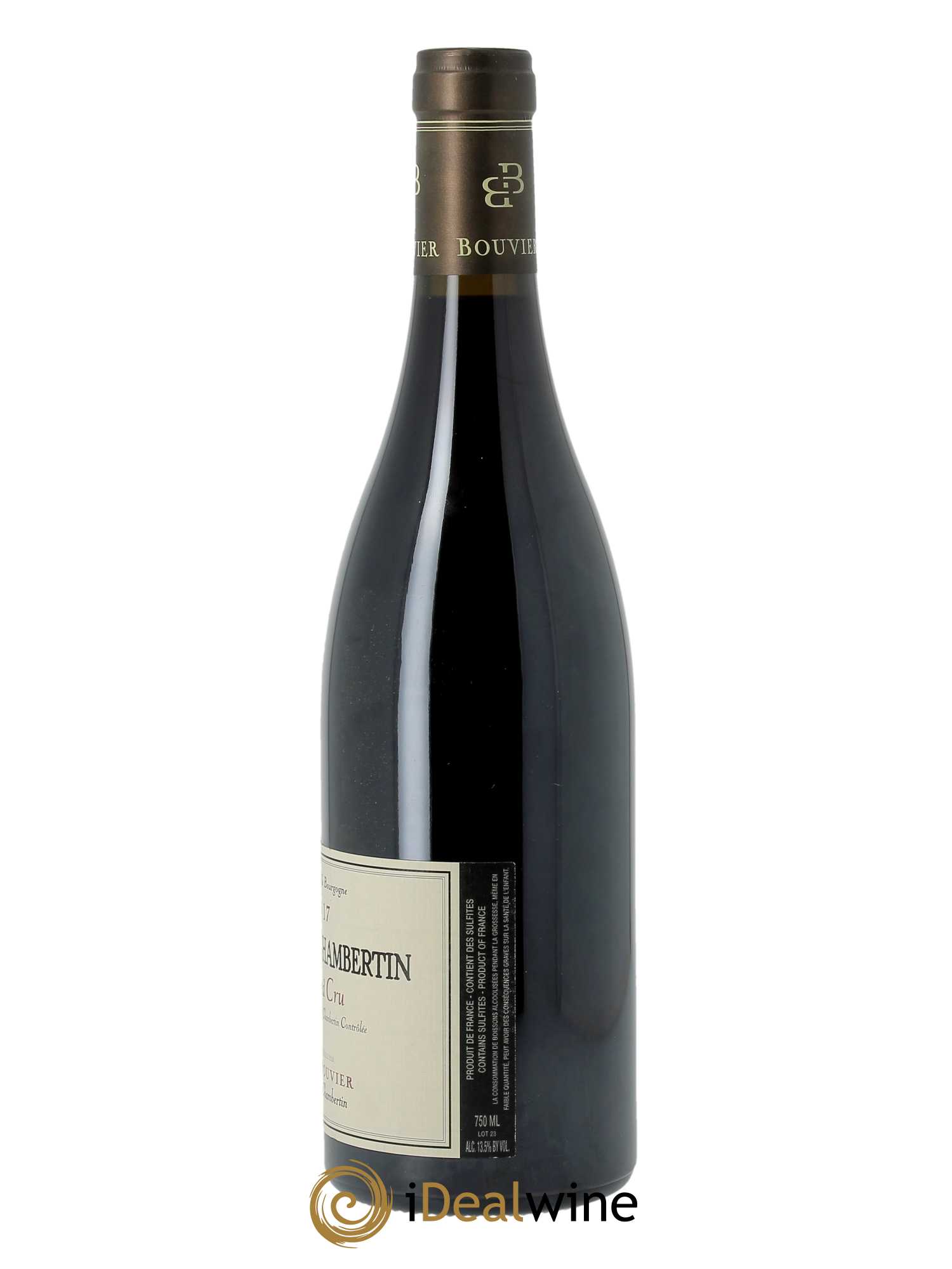 Charmes-Chambertin Grand Cru René Bouvier (Domaine)  2017 - Lot de 1 Bouteille