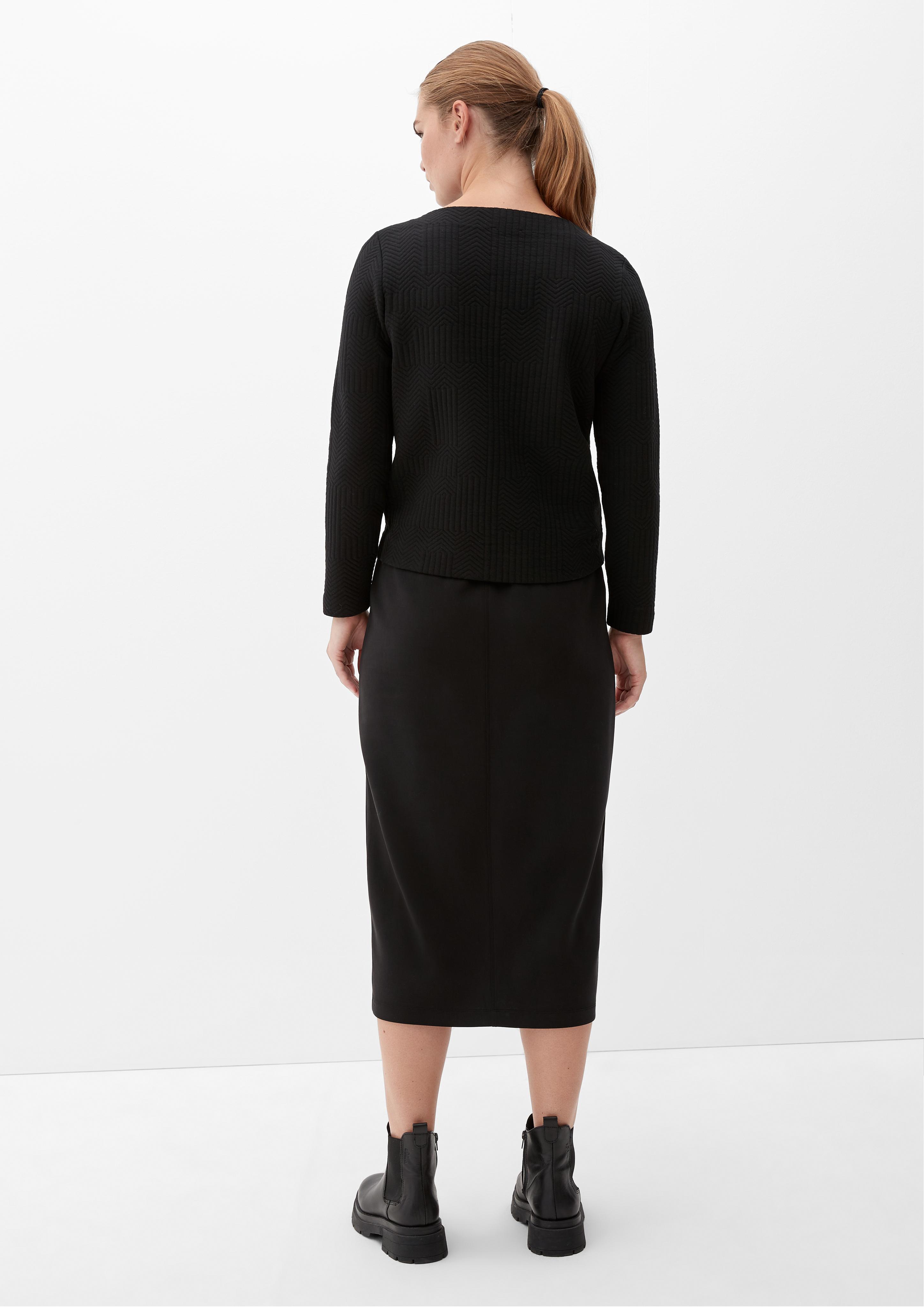 Sweatshirt mit Fischgrat-Muster  2124415-9999